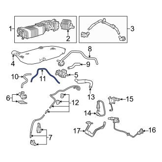 New OEM Genuine Lexus, Evaporative Emissions System Lines - Part # 9099992002