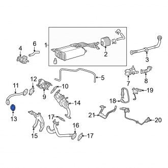 New OEM Genuine Lexus, Exhaust Gas Recirculation Valve Gasket (2562931040) - Part # 2562931040