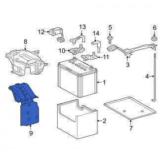 New OEM Battery Tray Bracket Fits, 2018-2022 Lexus RX - Part # 7440348080