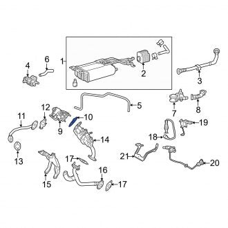 New OEM Genuine Lexus, Exhaust Gas Recirculation Valve Gasket (2562731040) - Part # 2562731040