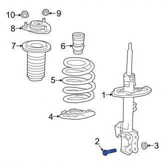 New OEM Suspension Strut Bolt Fits, 2007-2024 Lexus ES - Part # 9010517013