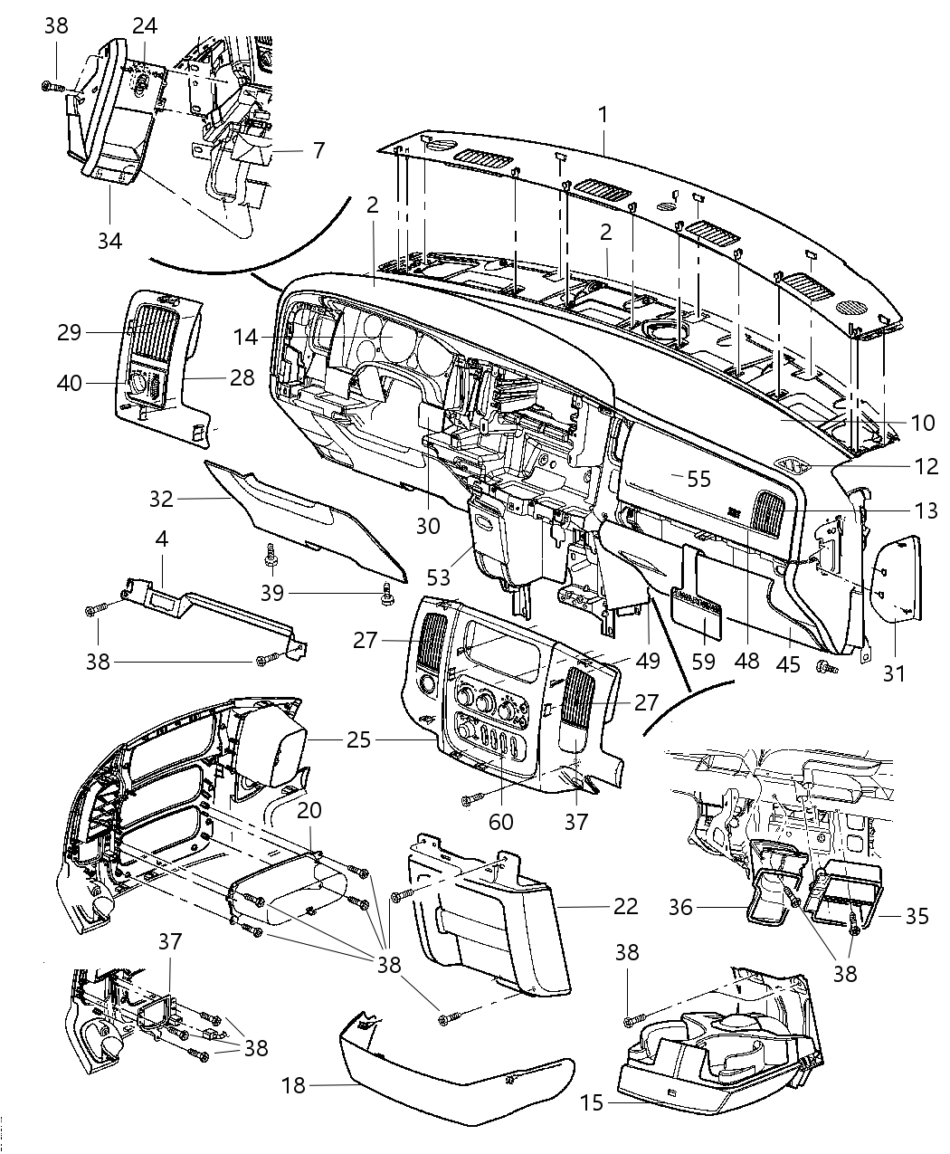 Cupholder Instrument Panel