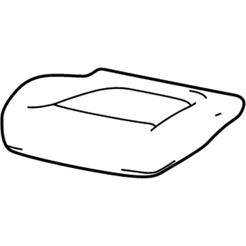 New 2018 Fits Chrysler Caliber, Compass, Patriot Front Seat Cushion Cover - Part # 6GA99LR5AB
