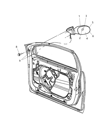 Mirror Outside, Rearview, Electric, Heated