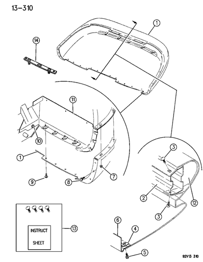 Fascia, Rear