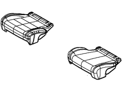Cover Rear Seat Cushion 2Nd Row