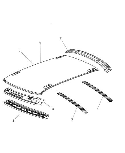 Panel Roof With Sunroof Opening