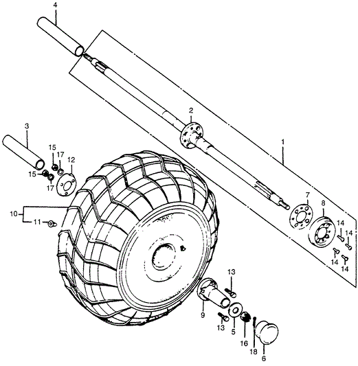 Cap, Axle