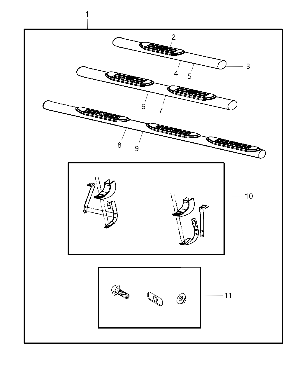 Bracket Kit Side Step