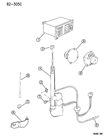 Mast, Antenna