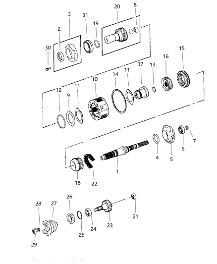 Shaft, Front Output