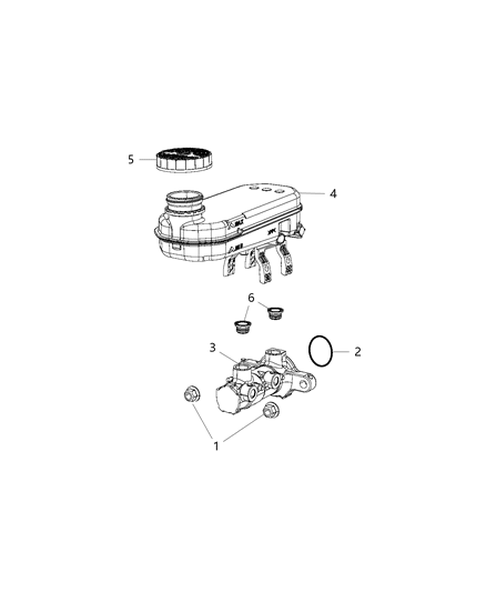 Reservoir Brake Master Cylinder