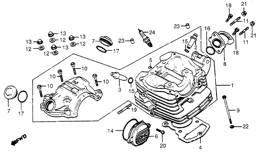 Cover, L. Cylinder Head Side