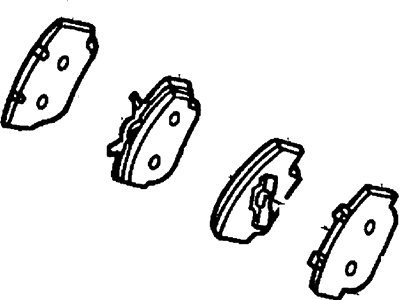 Shoe And Lining Kit For Brake Pad Attaching Kit Refer To 2V321 - (Front)
