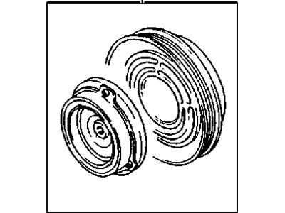 Pulley And Bearing, A/C Compressor Clutch 3.0L Engine