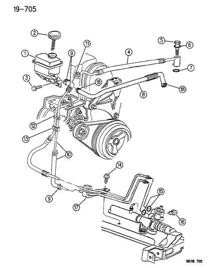 Hose Assembly, Return, Gear To Reservoir