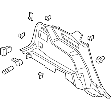 Trim Assy - Quarter