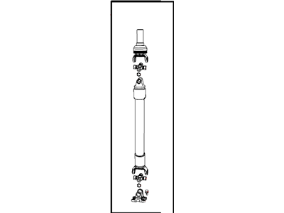 New 2007-2012 Fits Chrysler 3500, 4500, 5500 Rear Drive Shaft - Part # 52853220AE