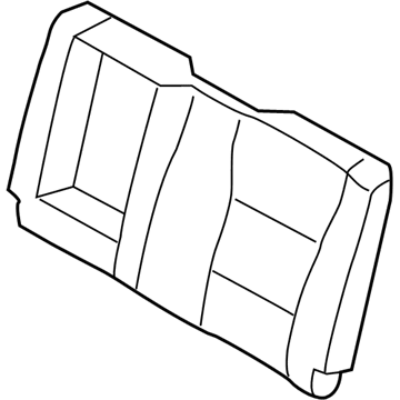 Cover Assy - Rear Seat Back