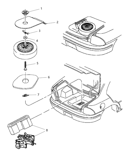 Cover Spare Tire With Carpet