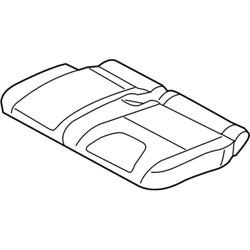 Cover Assy - Rear Seat Cushion