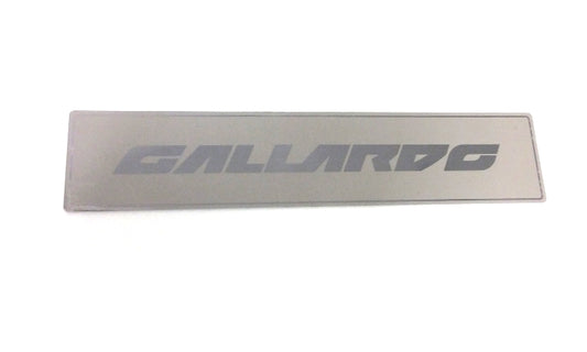 New OEM Lamborghini Gallardo Factory Showroom Name Plate
