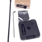 New OEM Lamborghini Full-Size Black Huracán Flag with Pole Stand