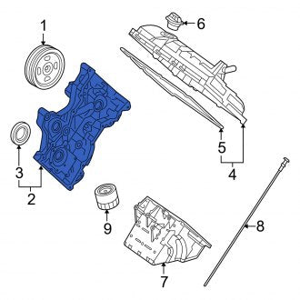 New OEM Genuine Smart Car, Engine Timing Cover - Part # 1320100033