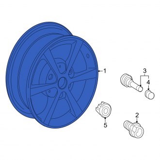 New OEM Genuine Smart Car, Front Wheel - Part # 4514012002C17B