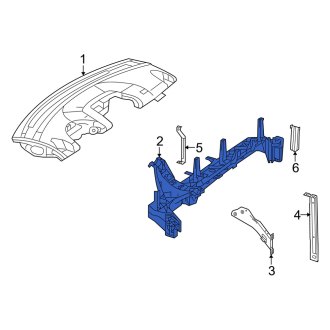 New OEM Genuine Smart Car, Instrument Panel Crossmember - Part # 4516220000