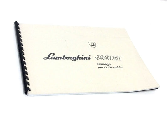 New 1965-1967 Lamborghini 400 GT Parts Illustrations Catalogue Manual