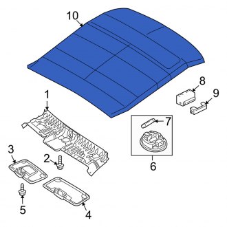 New OEM Genuine Smart Car, Headliner - Part # 4517780182