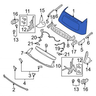 New OEM Genuine Smart Car, Lower Convertible Top - Part # 4.5177801755E+74