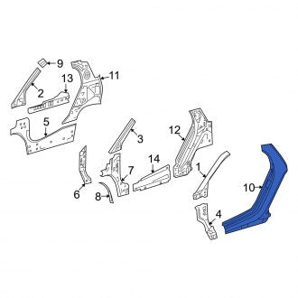 New OEM Genuine Smart Car, Right Body B-Pillar - Part # 4516370851