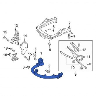 New OEM Genuine Smart Car, Rear Suspension Subframe - Part # 4513500003