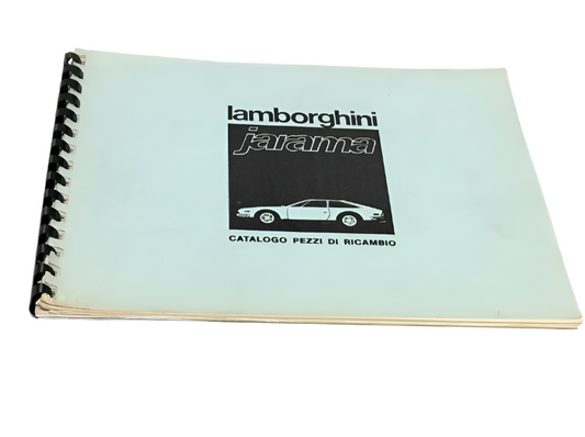 Lamborghini Jarama Spare Parts Catalog (Spiral Bound ) - 901090400-RP