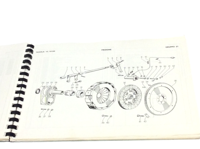 Lamborghini Jarama Spare Parts Catalog (Spiral Bound ) - 901090400-RP