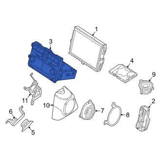 New OEM Genuine Smart Car, Radio Control Unit - Part # 4539002306