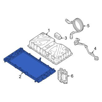 New OEM Genuine Smart Car, Drive Motor Battery Pack Bracket - Part # 4536109701