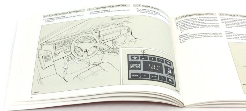 New OEM 1989 Lamborghini Countach 25 th Anniversary Owners Manual Handbook USA Spec