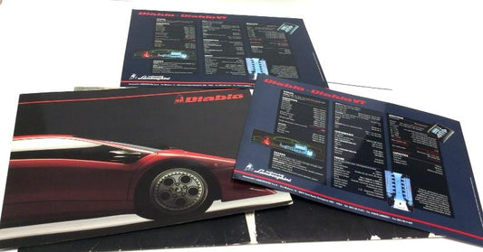 OEM 1996 Lamborghini Diablo Factory Press Pack Sales Brochure