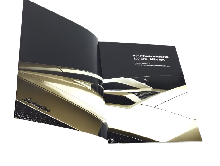 New OEM 2004-2006 Lamborghini Murcielago Roadster New Car Publication (Mini) Brochure English