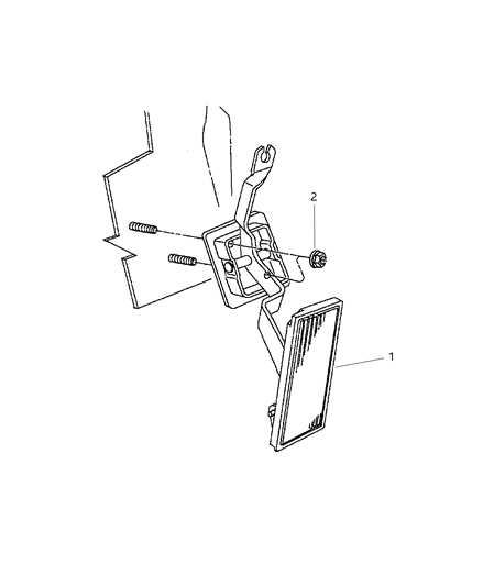 Pedal And Bracket Accelerator