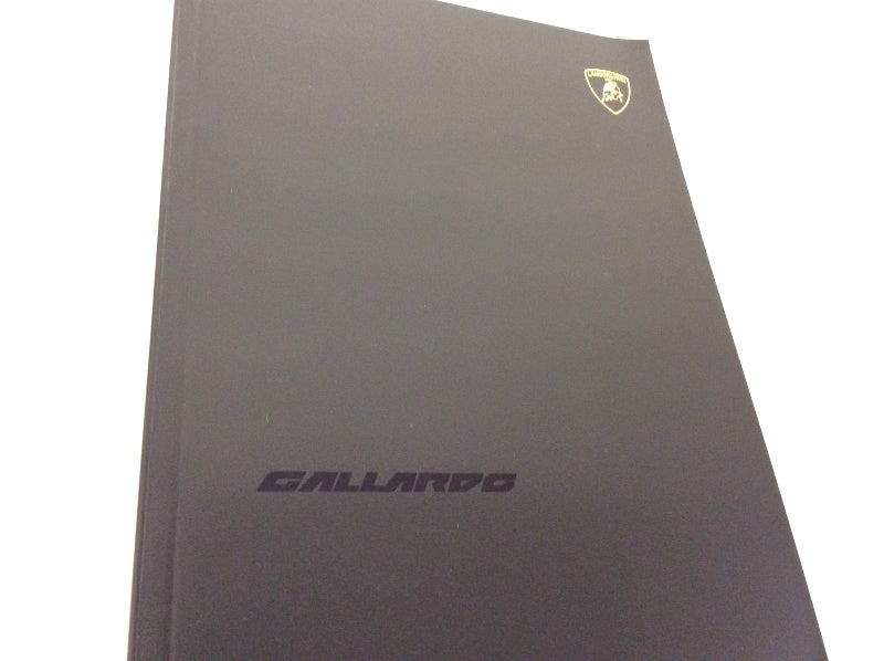 New OEM 2008 Lamborghini Gallardo New Car Publication (Mini) Brochure English