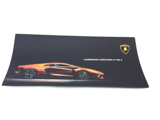 New OEM 2011 Lamborghini Aventador LP 700-4 New Car Release Press Flyer Publication Brochure German