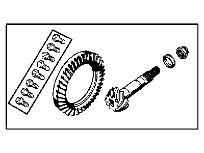 New 1987-1992 Fits Chrysler Grand Cherokee Gear Kit-Ring And Pinion - Part # 83504197