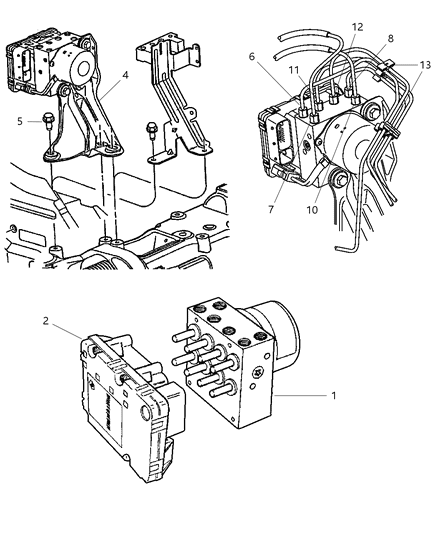 Bracket Hydraulic Control Unit