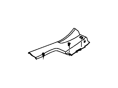 New 2007-2010 Fits Chrysler Avenger Molding-Scuff - Part # XQ84BD1AE