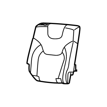 New 2020 Fits Chrysler Grand Cherokee Rear Seat Back Cover - Part # 6ST26LR5AC