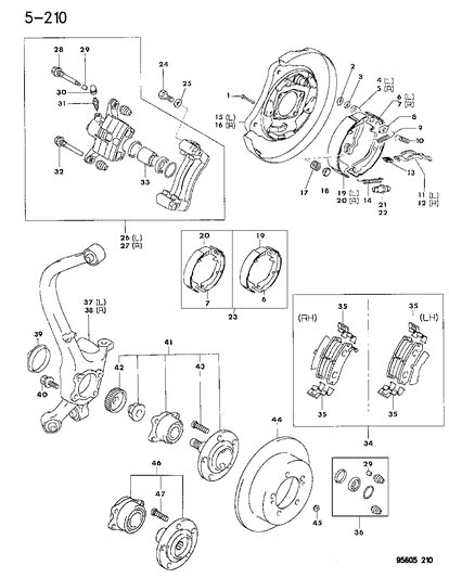 New 1995-2005 Fits Chrysler Sebring, Stratus Brake Rotor - Part # V5018716AA